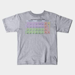 Standard Model of Elementary Particles with Antiparticles Kids T-Shirt